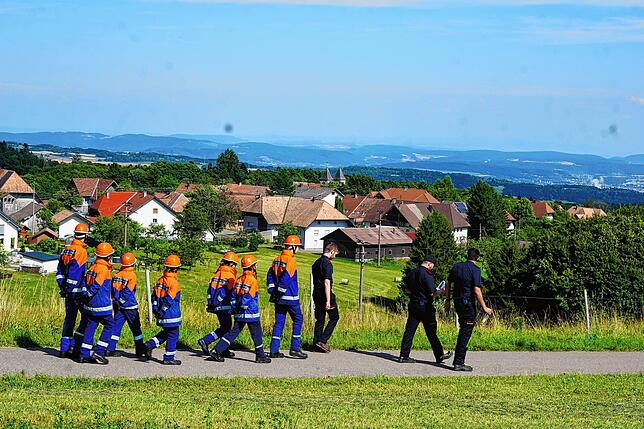 Bild 23: Bombenwetter und geniale Fernseicht beim HeRiGöSt Jugendfeuerwehr-Turnier
