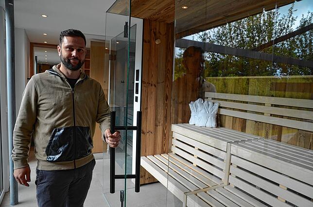 Noch mehr Luxus geht kaum: eine eigene Sauna.