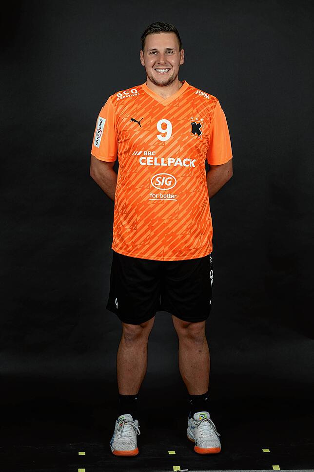 Der Kreisläufer Jonas Schopper machte seine ersten Handballschritte in Gottmadingen und ist jetzt in der Schweiz unterwegs.