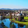 Die Rheindoppelschleife mit Kloster Rheinau &ndash; hier befand sich im ersten vorchristlichen Jahrhundert eine keltische Stadt mit bis ...