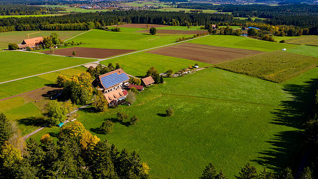 Auf diesen Feldern beim alten Spitalhof soll ein zehn Hektar großer Solarpark gebaut werden. Das finden nicht alle Nachbarn und ...