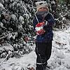 Schnee am 1. Dezember 2020 in Wehr lässt Kinderherzen höher schlagen.