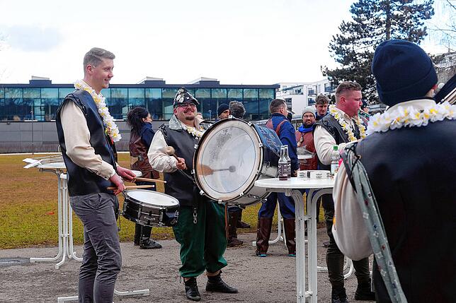 Bild 11: Närrisches Treiben in kleinerem Rahmen am Fischbacher Samstag