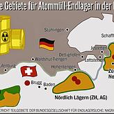 Mögliche Gebiete für Atommüll-Endlager in der Region.