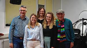 Alexander Heift, Maike Klingebiel, Franziska Furtwängler, Pia Mataija und Heinrich Greif (von links). Es fehlt Sibylle Jäckle. Foto: ...