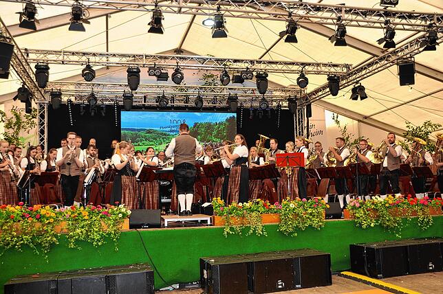 Bild 1: Bilder vom Pfingstmusikfest des Musikvereins Riedheim