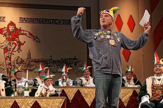 2018, Thomas Strobl: Mit großer Geste trat der baden-württembergische Landesinnenminister auf.