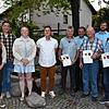 Im Bild die neuen Ortschaftsräte von Wiechs mit Nathalie Schlosser (von links), Patrick Wörner, Franziska Zimmermann und Heiko Wörner ...
