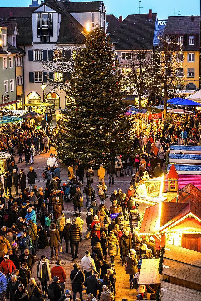 Bild 1: Bilder des Radolfzeller Christkindlemarktes