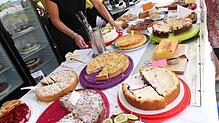 Kuchenauswahl am Stand des Montessori-Kinderhauses: Mehr als 250 Kuchen wurden am Wochenende verkauft.