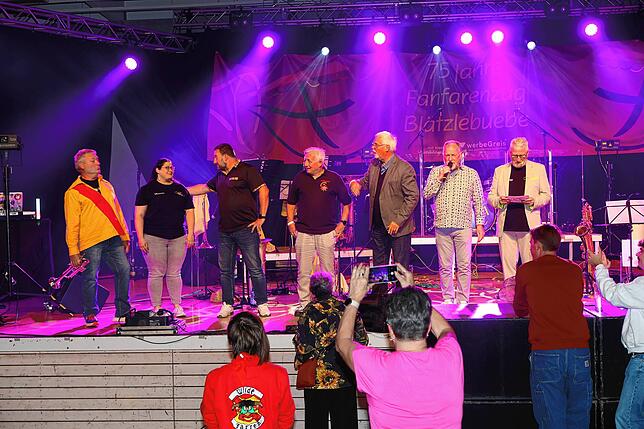 Bild 26: Konstanz: 75 Jahre Fanfarenzug Blatz! Das wird in Konstanz mit einem rauschenden Fest gefeiert