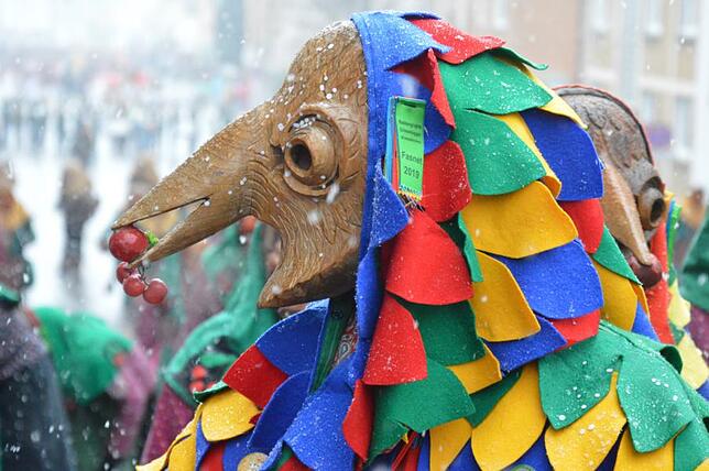Bild 1: Bilder vom Narrensprung beim Ringtreffen des Alemannischen Narrenrings (Teil 4)