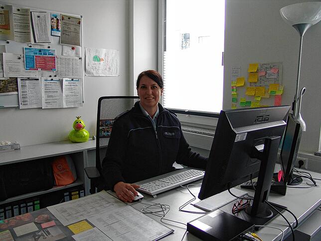 Polizeikommissarin Mirjam Hummel freut sich über den Umzug des Polizeipostens in die Neue Mitte.