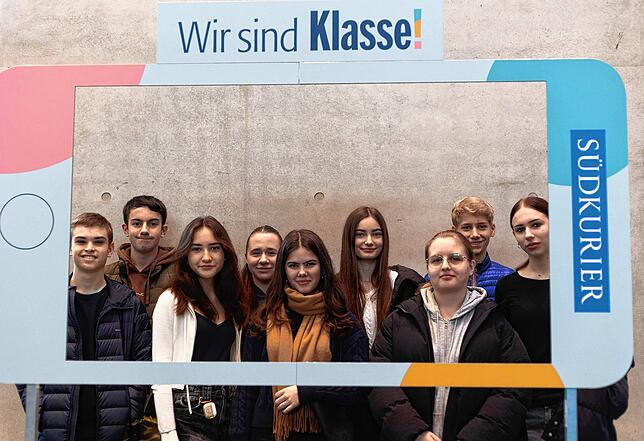 Bild 13: Alle Selfierahmen-Bilder der SÜDKURIER „Klasse!“-Veranstaltung in Singen