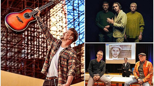 Für die einen ist es Premiere (Ben Zucker, links) und die Band ClockClock (rechts oben), für die Veranstalter ein Abschied: Das fünfte ...