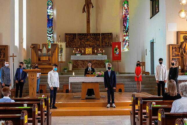 Die evangelische Kirchengemeinde Albbruck-Görwihl hat in der katholischen Kirche St. Josef in Albbruck in zwei Kurzgottesdiensten 16 ...