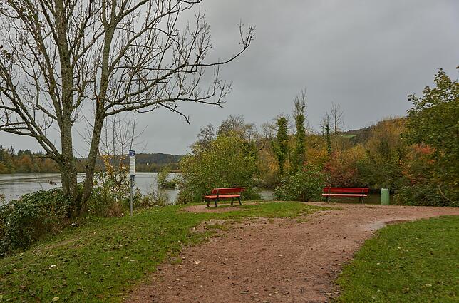 Rhein-Wehra-Kliff: Wohl am auffälligsten wird die Veränderung am Ostufer der Wehra­mündung. Hier soll ein Aussichtsturm ein optimaler ...