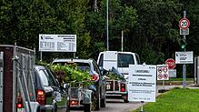 In die Deponie Ringgenbach drangen zwei Männer ein.