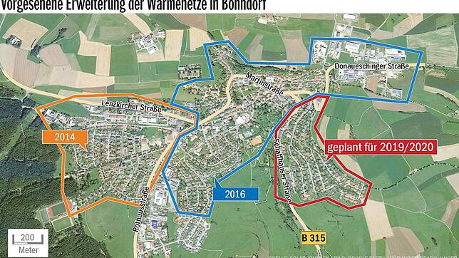 Bild : Die letzte Lücke im Nahwärmenetz in Bonndorf soll geschlossen werden