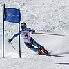 Die Telemark-Skirennläuferin Anne Katharina Keßler bei der Deutschen Meisterschaft im Kleinwalsertal im März 2019, wo sie deutsche ...