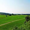 Vom Friedhof in Zell a. A. hat man einen herrlichen Blick auf das grüne Andelsbachtal und kann auch immer wieder Radler entdecken, die ...