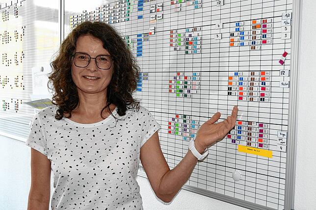 „Wir haben ein tolles Team.“ Anja Abert, Leiterin der Hebelschule in Gottmadingen – die analoge Stundentafel an der ...