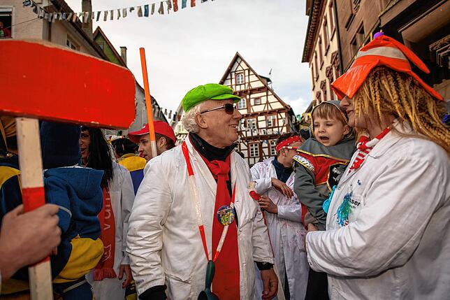 Bild 11: Bilder vom Schmotzigen Dunschdig in Meßkirch (Teil 2/3)
