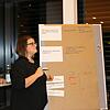 Anna Welke, Leiterin des Amts für Kultur und Sport, moderiert den Workshop Homepage.