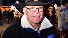 Ringzuglokführer Dirk Pfersdorf nimmt jedes Jahr Urlaub, um in der Kinderwelt mitzuarbeiten. Bild: Roland Sprich