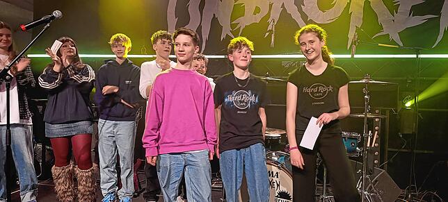 Bild 6: Viel zu hören gab es beim Schüler-Bandcontest in der Lauffenmühle