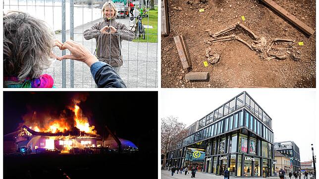 Bauzäune in Konstanz werden zum Corona-Symbol, Skelettfunde bei Allensbach offenbaren Schauriges, verheerende Großbrände sorgen für ...