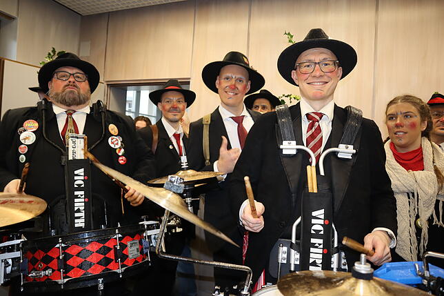 Im Rathaus Bad Säckingen wird munter musiziert.