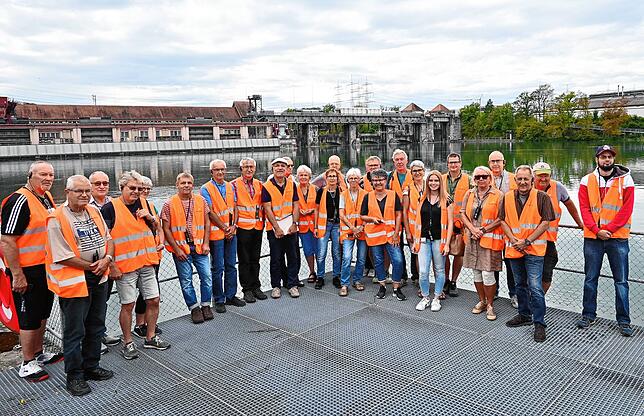 Bild 1: &bdquo;SÜDKURIER öffnet Türen&ldquo; im Rheinkraftwerk in Laufenburg