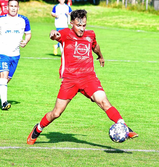 Torschütze: Maximilian Tröndle – Sohn des ersten Vorsitzenden Alexander Tröndle – erzielte im Bezirkspokal-Derby gegen den FC Geißlingen ...