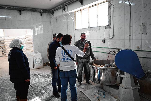 Sarah Wimaladharma in Aleppo, Syrien