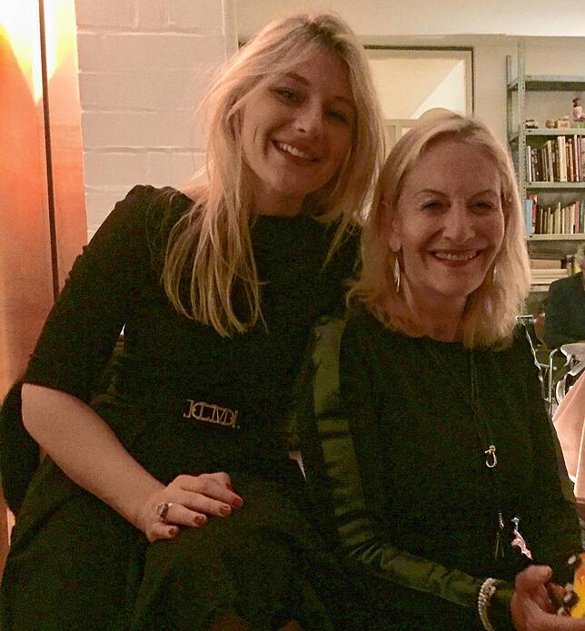 Das war an Weihnachten 2019 mit ihrer Tochter Valeska in Stuttgart bei ihrer Schwester.