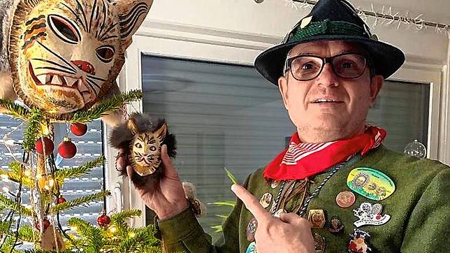 Harald Liehner, Zunftmeister des Narrenvereins Katzdorf Arlen, möchte, dass auch in diesem Jahr an der Tradition Fasnacht festgehalten wird.