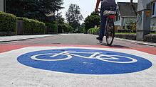 Fahrräder haben Vorrang: Mit einer Fahrradstraße quer durch Wehr soll das Zweiradfahren sicherer werden.