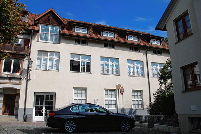 Das Gebäude der alten Synagoge an der Tiengener Fahrgasse ist heute ein Wohn- und Bürogebäude.