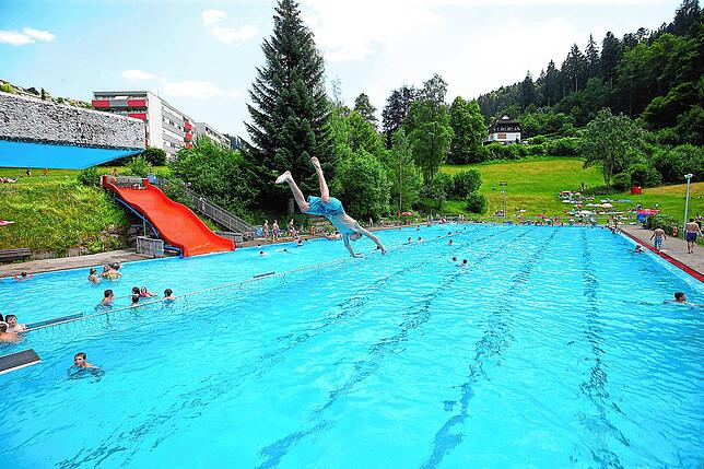 Das Waldsportbad in Triberg.