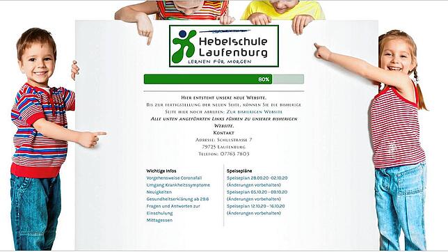 An einer neuen Homepage arbeitet die Hebelschule bereits, wie unser Screenshot zeigt. Jetzt soll die Grundschule wie auch die ...