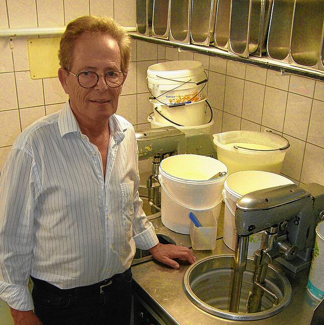Herbert Schuhmacher in seinem Reich.