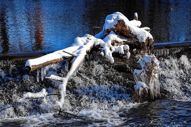 Bild 14: Wintereinbruch im Schwarzwald verschönert durch Schnee und Sonne