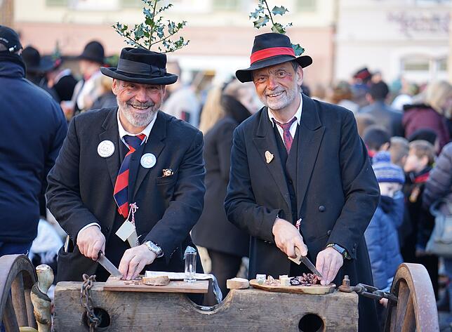 Norbert Wolf (links) und Günther Kunzelmann