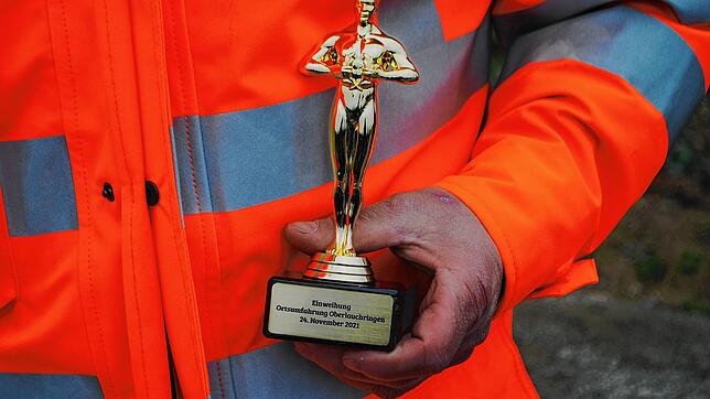 Kleine Oscars gab es beim Festakt für die Ortsumfahrung.