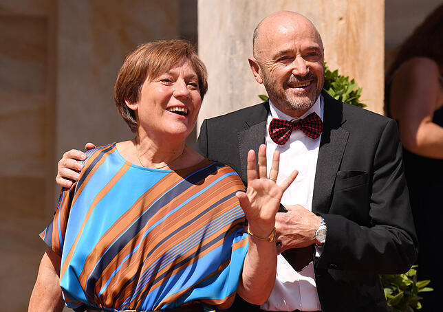 Bild 2: Auch die Kanzlerin zeigt sich hier wieder: Die schönsten Bilder vom roten Teppich von Bayreuth