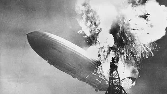 Bild : Das Hindenburg-Desaster: Als vor über 80 Jahren das Luftschiff verbrannte