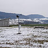 Die Wetterstation des Klimabeirats zwischen Oberlauchringen und Erzingen. Von der Hitze und Trockenheit der vergangenen Monate ist hier ...