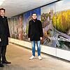 Freuen sich über das Ergebnis: OB Erik Pauly (links) und der Leiter des Amts für Tourismus und Marketing, Andreas Haller, an den neuen ...