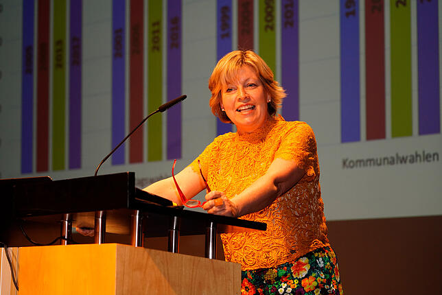 Andrea Römmele präsentiert in Villingen einige Thesen aus ihrem neuen Buch „Zur Sache – Für eine neue Streitkultur in ...